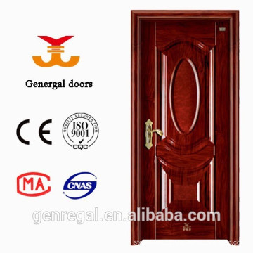 Luxury Decorative Wood Grain 45mm Steel room doors